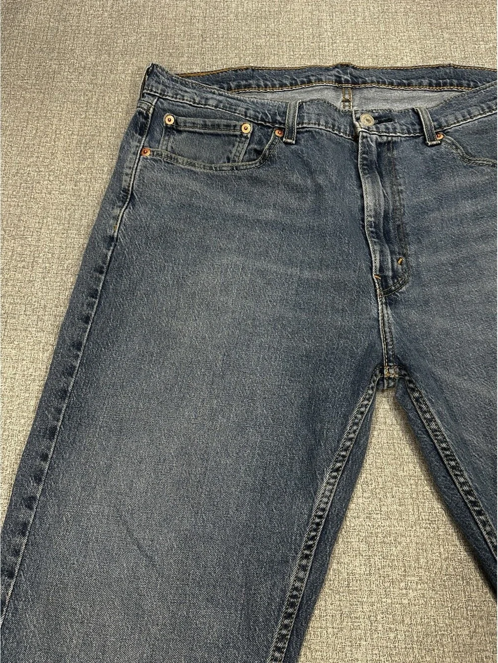 Levis Mens 505 Regular Jeans Men 36x28 Straight Leg Denim Modern Casual